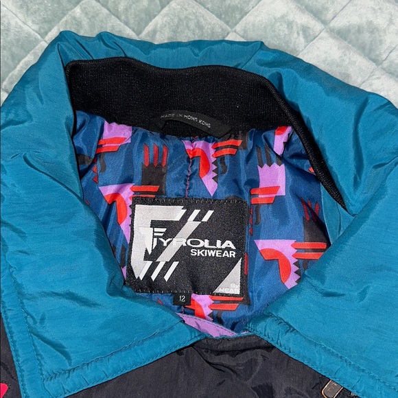 Vintage Tyrolla by Head 80’s Neon Abstract ski jacket read all - Picture 2 of 9